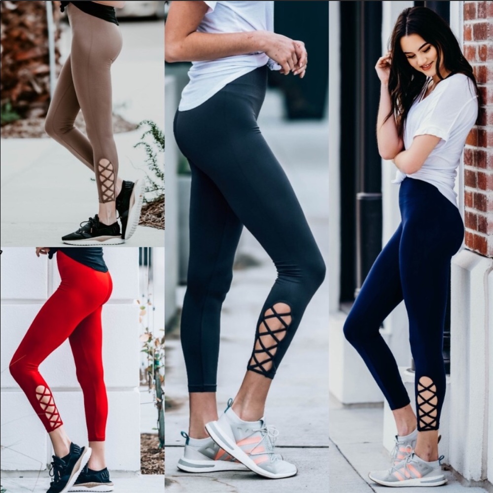 🆕Tummy Control Lattice Leggings